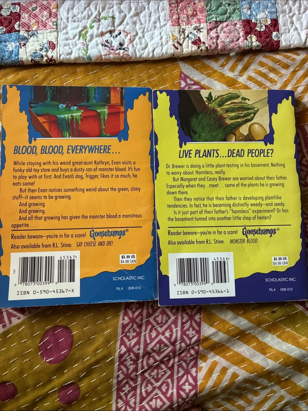 Vintage 1992 Scholastic Goosebumps Books